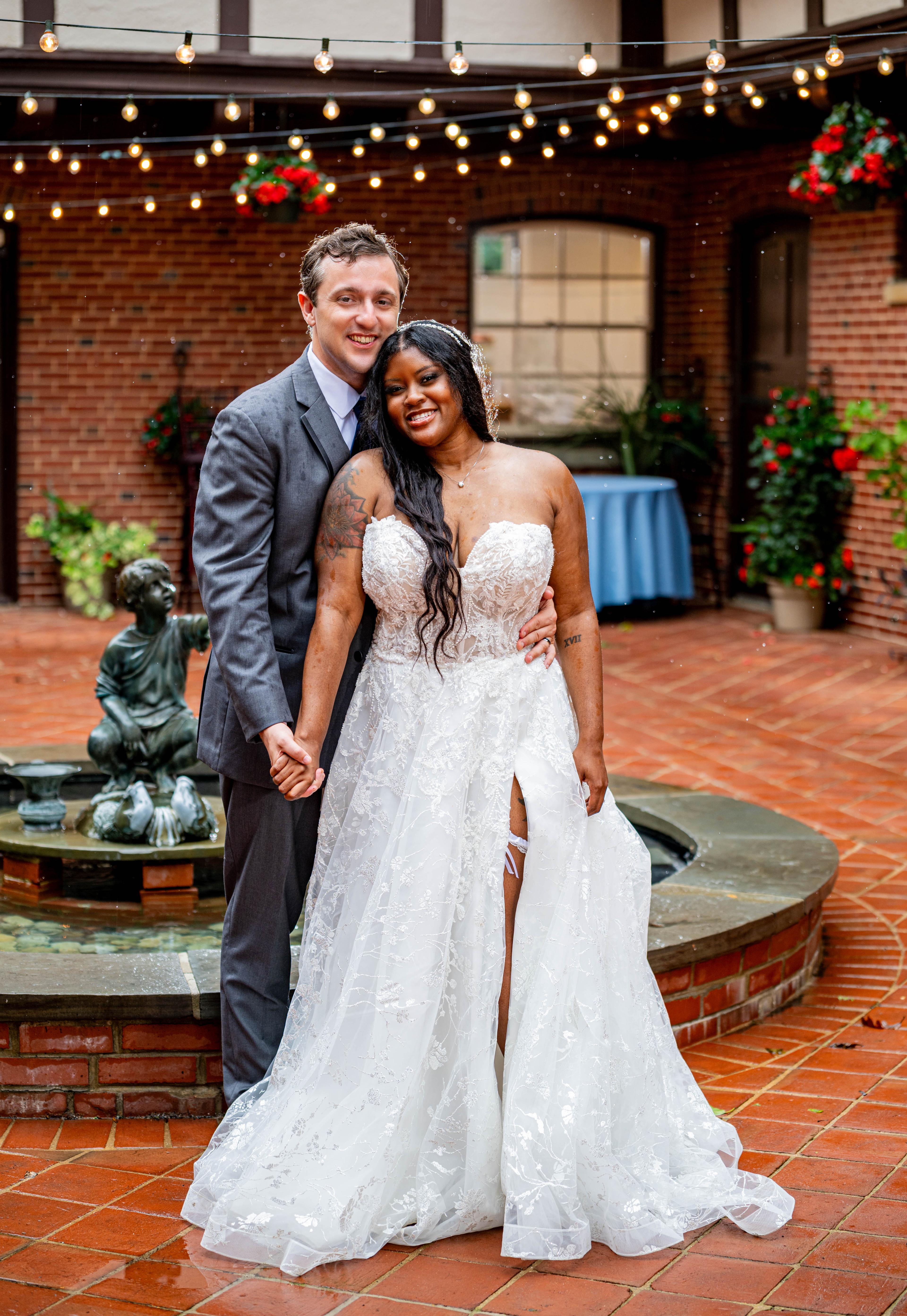 A Sunny and Stormy Fairytale: David & Takera’s Wedding at Gramercy Mansion