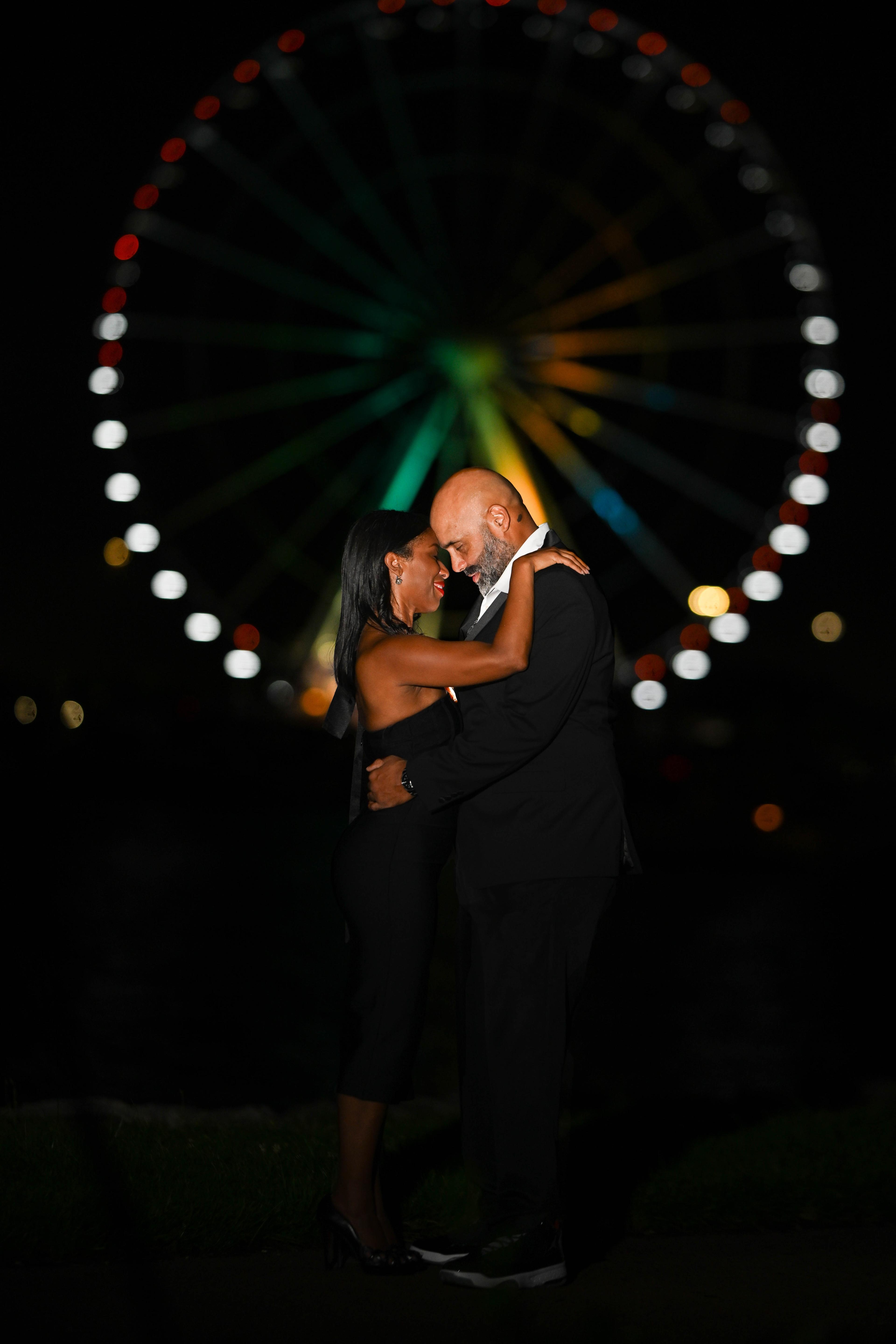 Malik & Kisha’s National Harbor Engagement Session – Full of Love, Light, and Laughter