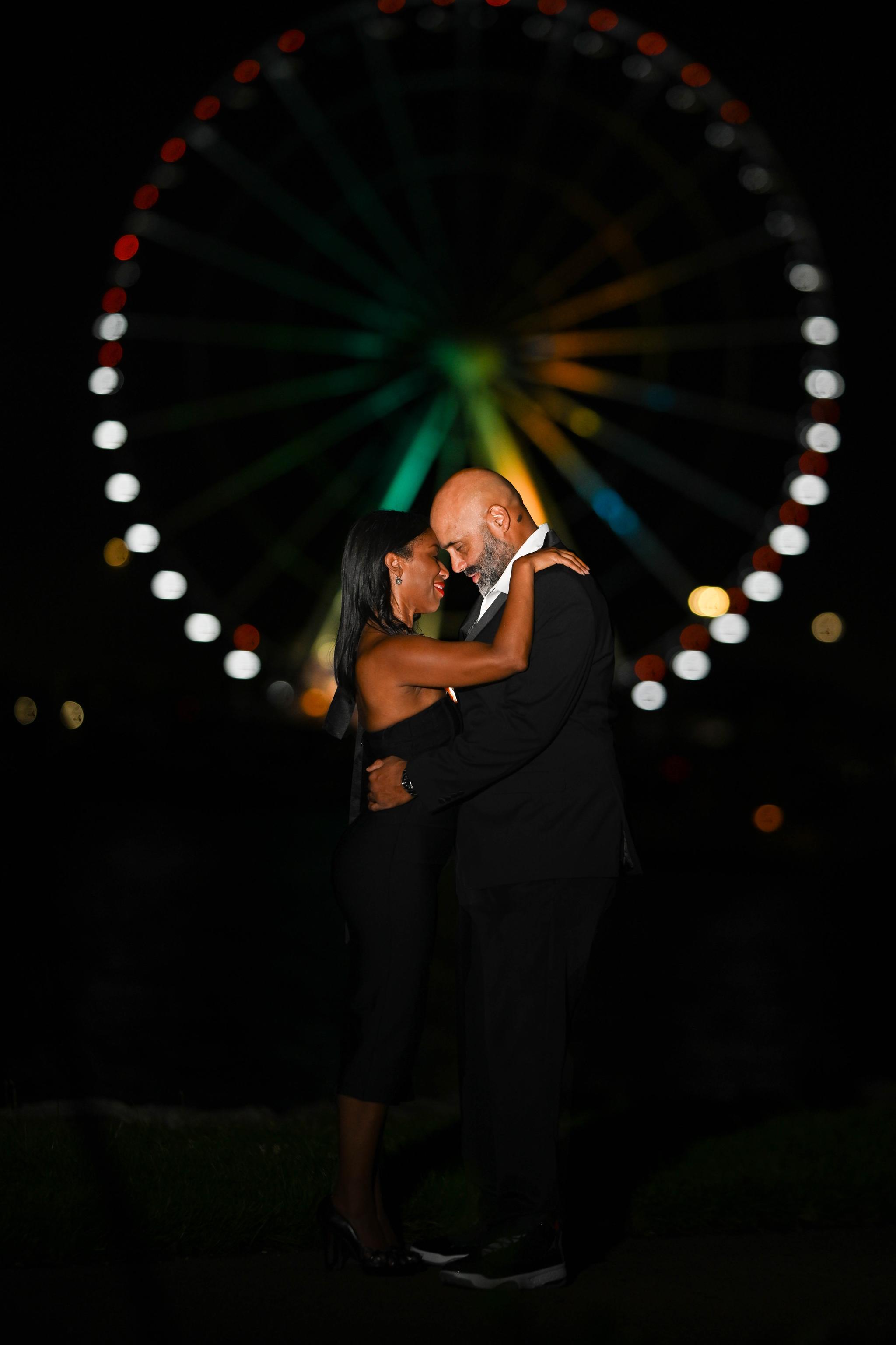 Malik & Kisha’s National Harbor Engagement Session – Full of Love, Light, and Laughter
