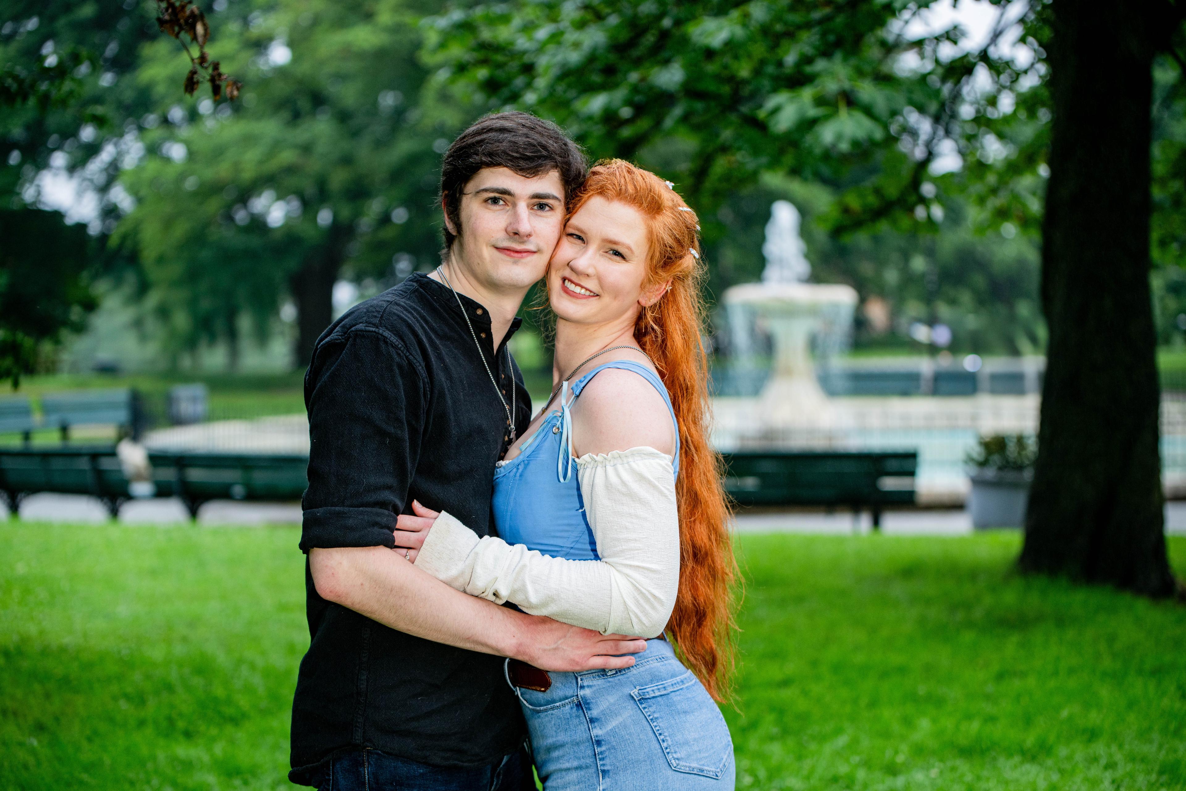 Rainy Day Engagement Session in Baltimore, Maryland | Lauren & Rich