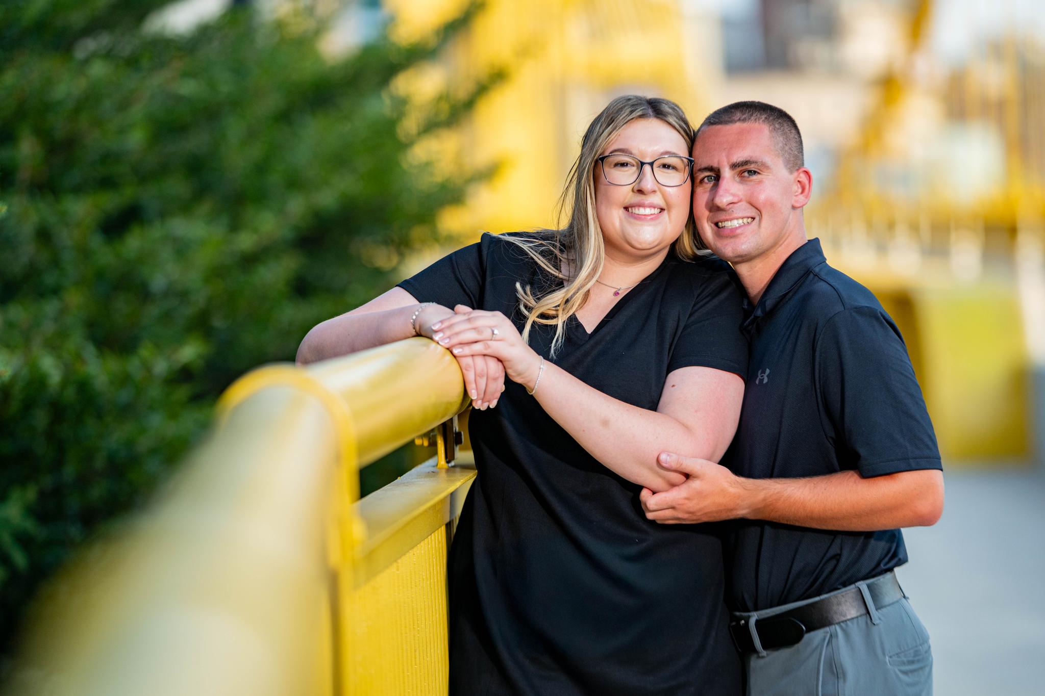 Golden Hour Romance at Allegheny Landing | Kaitlyn + Kyle’s Engagement Session